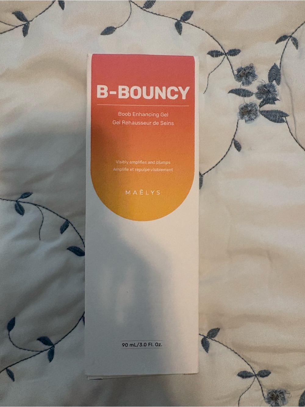 B-BOUNCY Boob Enhancing Gel – Pink and Orange Packaging